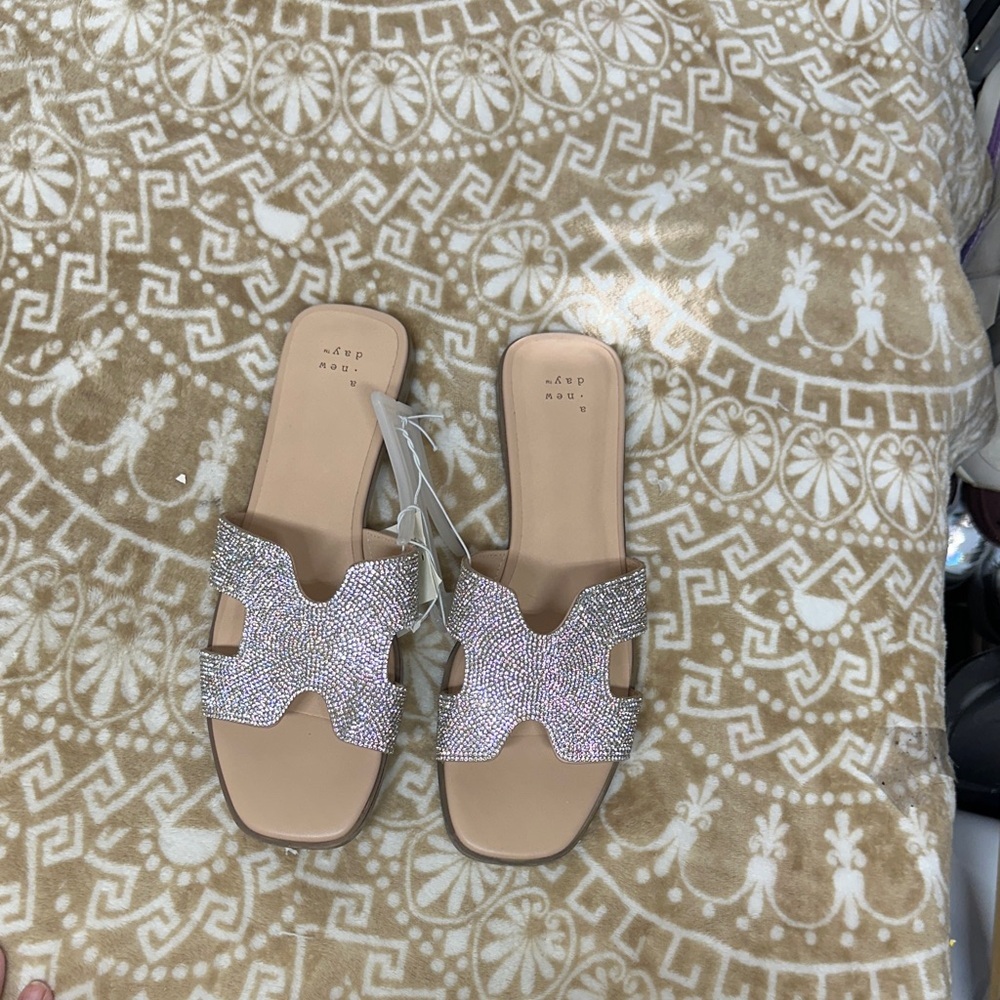 a new day Silver Embellished Slide Sandals - Picture 8 of 8